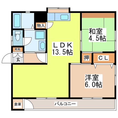 メゾン大村の物件間取画像